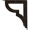 Ekena Millwork Bradford Wrought Iron Bracket, (Single center brace), Antiqued Warm Silver 1 1/2"W x 12"D x 15"H BKTM01X12X15SBRAWS - alternate 2